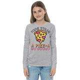 4_109 - You've stolen a pizz-a my heart - Youth long sleeve tee