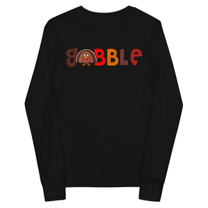 7 - Gobble - Youth long sleeve tee