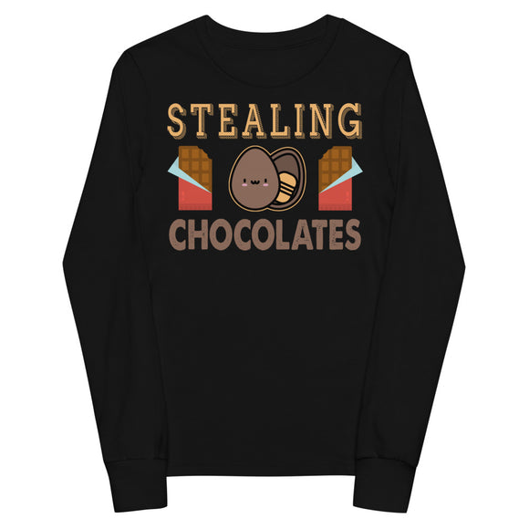 2_210 - Stealing chocolates - Youth long sleeve tee