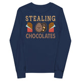 2_210 - Stealing chocolates - Youth long sleeve tee