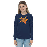 3_262 - Courage breeds leadership - Youth long sleeve tee