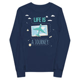 3_36 - Life is a journey - Youth long sleeve tee