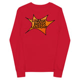 3_262 - Courage breeds leadership - Youth long sleeve tee