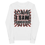 1_162 - I came, I saw, I conquered - Youth long sleeve tee