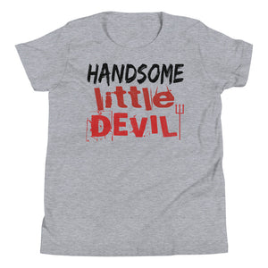 9 - Handsome little devil - Youth Short Sleeve T-Shirt