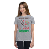 4_121 - Winner winner pizza dinner - Youth Short Sleeve T-Shirt