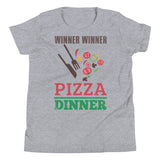 4_121 - Winner winner pizza dinner - Youth Short Sleeve T-Shirt