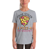 4_109 - You've stolen a pizz-a my heart - Youth Short Sleeve T-Shirt