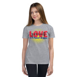 6_206 - Love yourself and dream bigger - Youth Short Sleeve T-Shirt