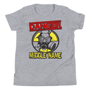 6_180 - Danger is my middle name - Youth Short Sleeve T-Shirt