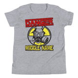 6_180 - Danger is my middle name - Youth Short Sleeve T-Shirt