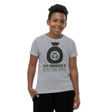 5_195 - Feel fantastic and recycle your plastic - Youth Short Sleeve T-Shirt