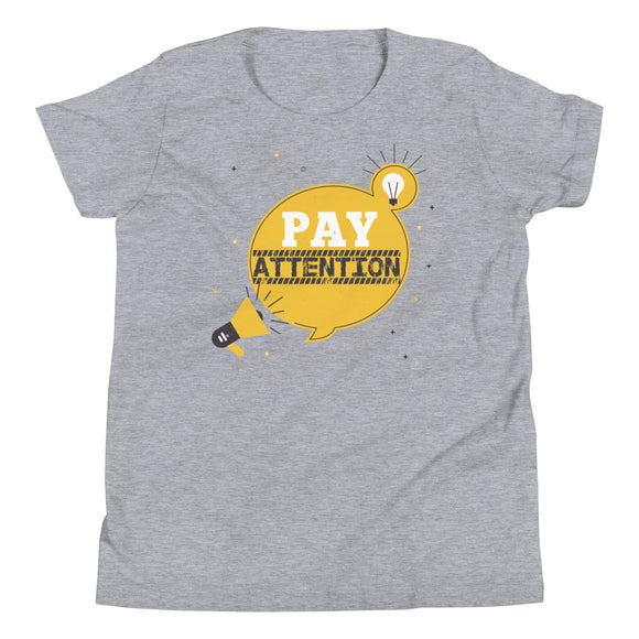 5_139 - Pay attention - Youth Short Sleeve T-Shirt