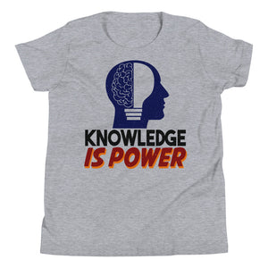 3_48 - Knowledge is power - Youth Short Sleeve T-Shirt