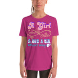 6_81 - A girl without her sister is like a bird without wings - Youth Short Sleeve T-Shirt