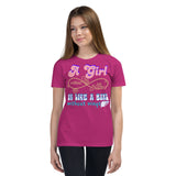 6_81 - A girl without her sister is like a bird without wings - Youth Short Sleeve T-Shirt