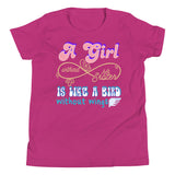 6_81 - A girl without her sister is like a bird without wings - Youth Short Sleeve T-Shirt