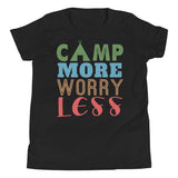 2_270 - Camp more, worry less - Youth Short Sleeve T-Shirt