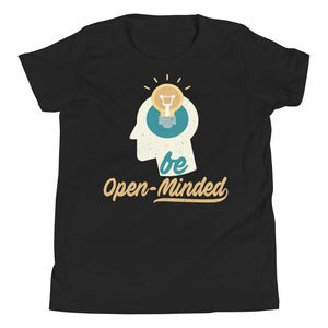 4_49 - Be open-minded - Youth Short Sleeve T-Shirt