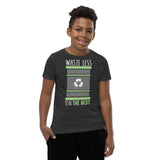 5_192 - Waste less to be the best - Youth Short Sleeve T-Shirt