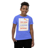 6_219 - Non-sense sounds louder than sense - Youth Short Sleeve T-Shirt