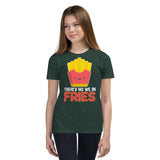 5_96 - There's no we in fries - Youth Short Sleeve T-Shirt