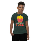 5_96 - There's no we in fries - Youth Short Sleeve T-Shirt