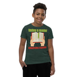 2_247 - Today a reader, tomorrow a leader - Youth Short Sleeve T-Shirt