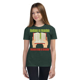 2_247 - Today a reader, tomorrow a leader - Youth Short Sleeve T-Shirt