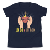 3_255 - Let go and let God - Youth Short Sleeve T-Shirt