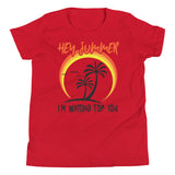 3_184 - Hey Summer, I'm waiting for you - Youth Short Sleeve T-Shirt