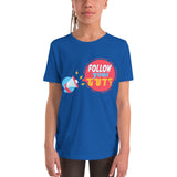 6_112 - Follow your guts - Youth Short Sleeve T-Shirt