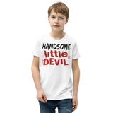 9 - Handsome little devil - Youth Short Sleeve T-Shirt