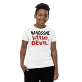 9 - Handsome little devil - Youth Short Sleeve T-Shirt