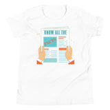 7_65 - Know all the facts - Youth Short Sleeve T-Shirt