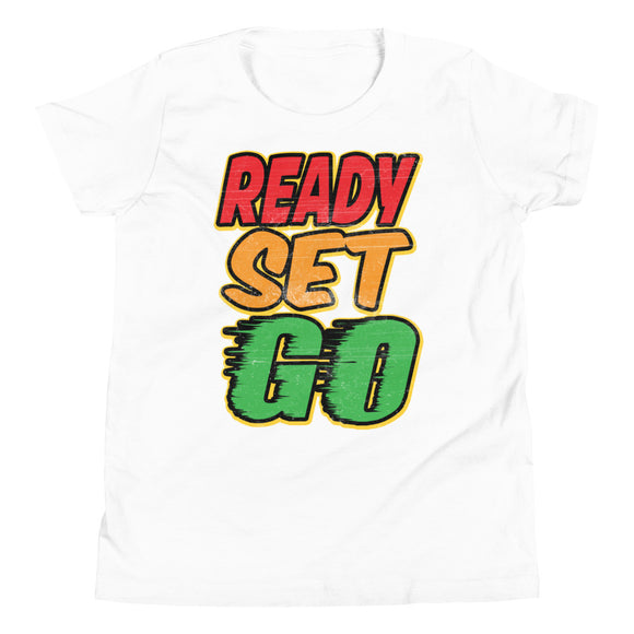 7_116 - Ready, set, go - Youth Short Sleeve T-Shirt