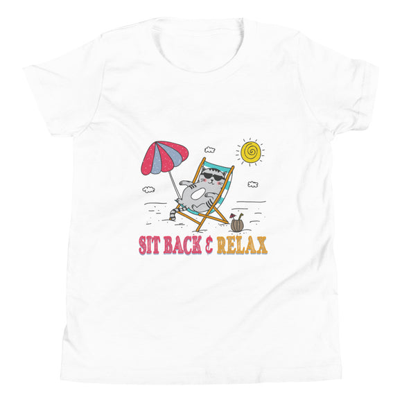 5_222 - Sit back and relax - Youth Short Sleeve T-Shirt